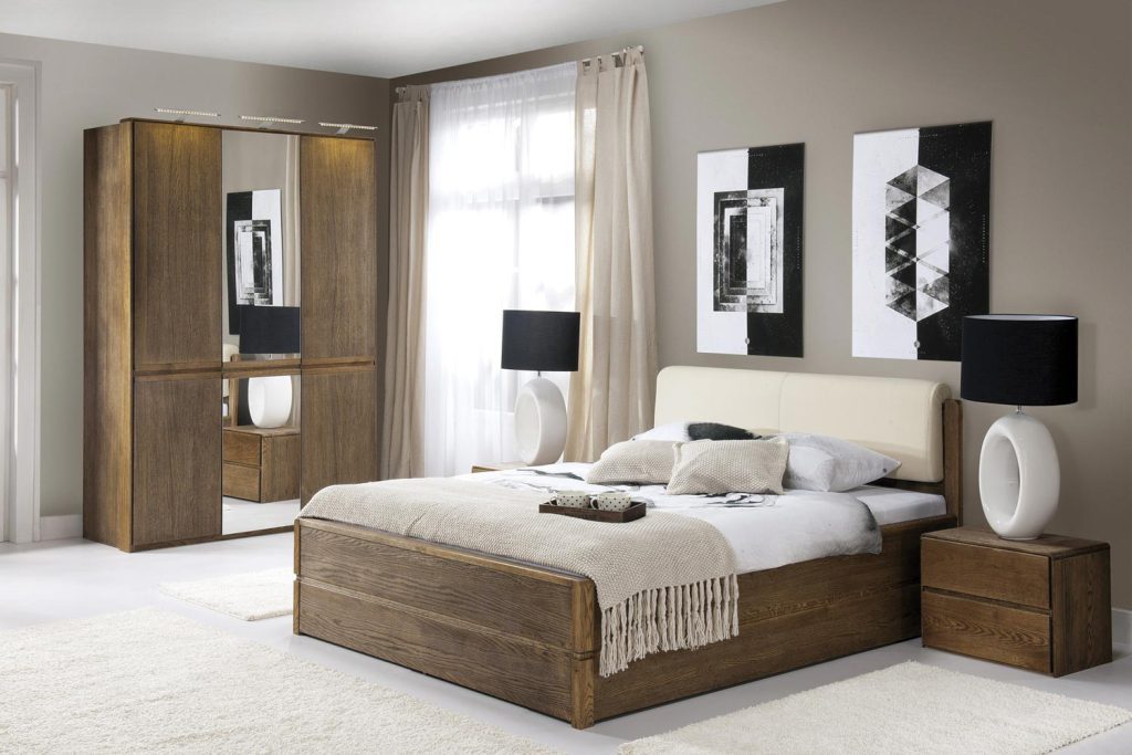 Łóżko Atlanta Typ 14 140x200 Drewniane aranzacja